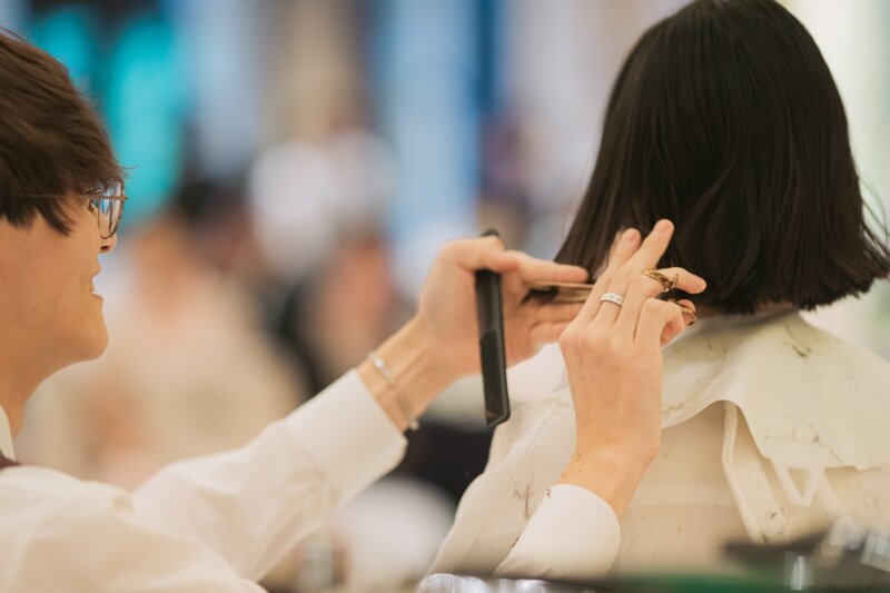 浜松結婚式場　ヘアカット